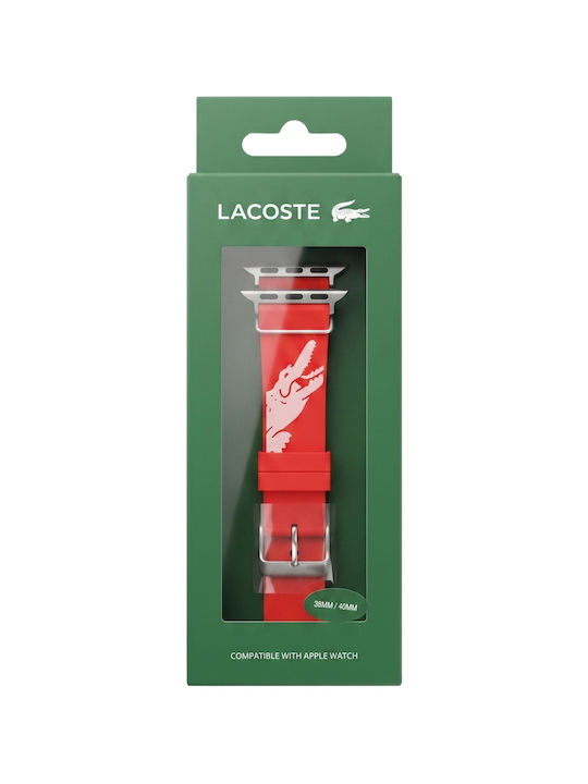 Lacoste Силиконова каишка Червена (Apple Watch 38/40 мм) Lacoste Силиконова каишка Червена (Apple Watch 38/40 мм)