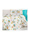 MayHome Set Lenjeri De Patut Bebe Pentru Patut Bumbac Multicolore 120x160cm