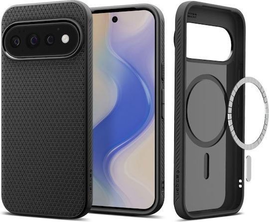 Spigen Liquid Air (Mag Fit) Заден Капак Силиконов Черен (Google Pixel 11 Pro)
