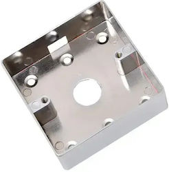 Carcasă cutie buton de ieșire control acces Mentor Acs047 montaj aparent finisaj cromat zinc 86x86x28mm