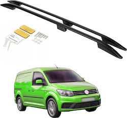 Erkul Μπάρες Οροφής Αλουμινίου για Volkswagen Caddy 2003-2020 Μαύρες Erkul Μπάρες Οροφής Αλουμινίου για Volkswagen Caddy 2003-2020 Μαύρες