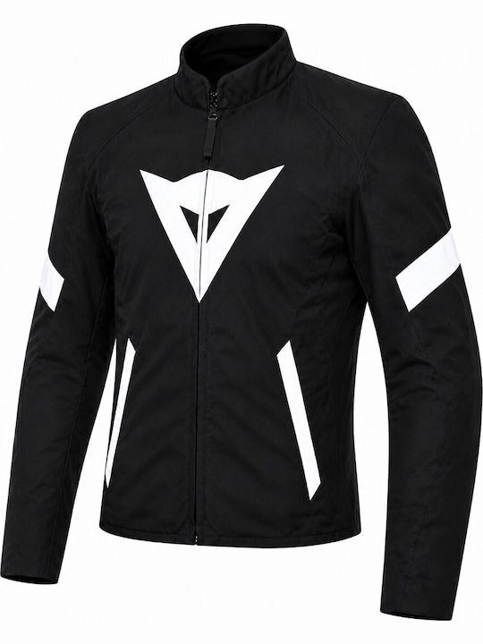 Dainese Vector Ανδρικό Μπουφάν Μηχανής Cordura 4 Εποχών Αδιάβροχο Black/White