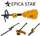 EP-50129 Battery Garden Multi Tool 3 in 1 Pole Saw / Lawn Mower / Hedge Trimmer Attachment
