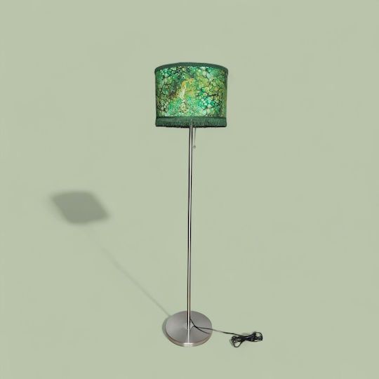 Floor Lamp with Lamp Bulb Base for E27 Bulb Green