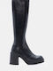 Damenstiefel mit Hochabsatz Schwarz