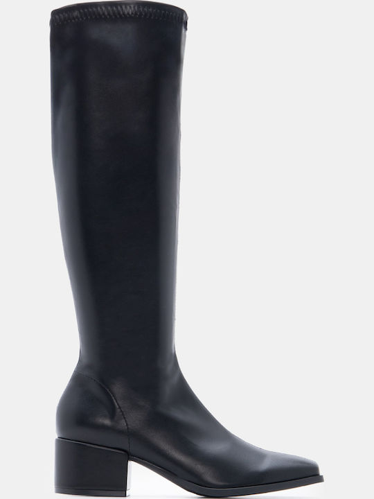 Luigi Damenstiefel mit Mittelhohem Absatz Schwarz