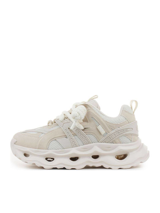 Buffalo Women's Chunky Sneakers Cream