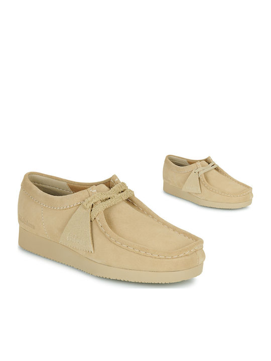 Wallabee Γυναικεία Oxfords σε Μπεζ Χρώμα