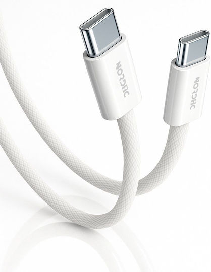 Nordic Cable USB-C male - USB-C 240W PD Λευκό 2m