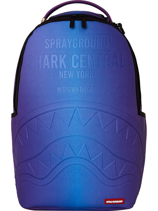 Sprayground Раница Shark Central All Star Син Иридисцентен Наилон