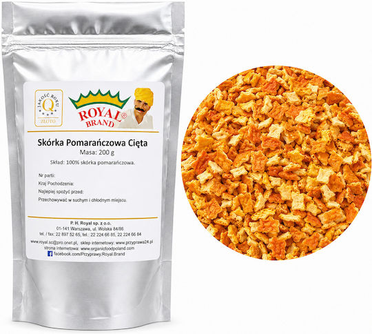 Royal Brand Coajă Tăiată De Portocală 200 G Ceai Dulciuri Deserturi Băuturi Calde