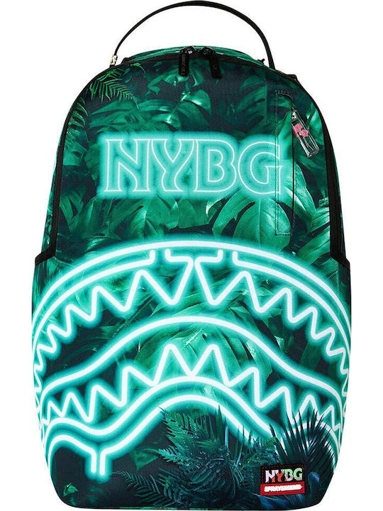 Sprayground Ученическа Раница За Гимназия С Джоб За Бутилка NYBG Neon Jungle 29 x 15 x 45 см