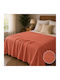Pucioasa Double Blanket 240x260cm Brick Red