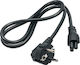 IEC C5 / Schuko Netzkabel 1,2m Schwarzes 510100340