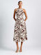 Summer Midi Dress for Wedding / Christening Ecru
