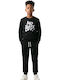 Kids Sweatpants Set Black