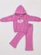 Kids Sweatpants Set Pink