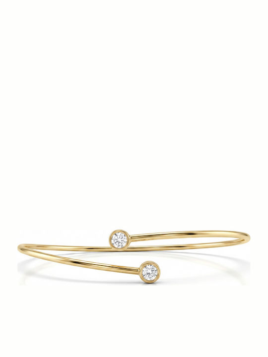 Kiriakos Gofas Damen Armband Handschellen aus 14K Gold