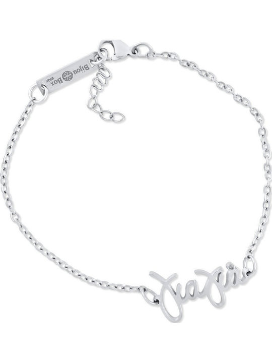 Bijou Box Damen Armband aus Stahl mit Zirkon