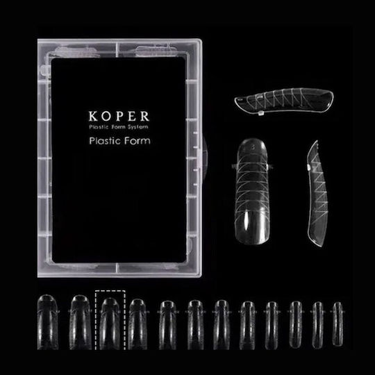 Koper Plastic Двойни форми Форми за удължаване на нокти No1 120бр