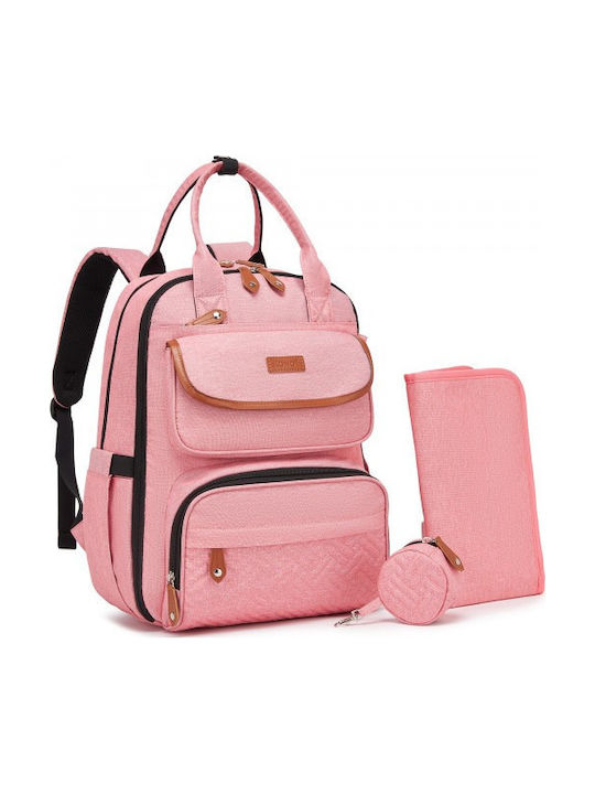 Miss Lulu Backpack Ροζ