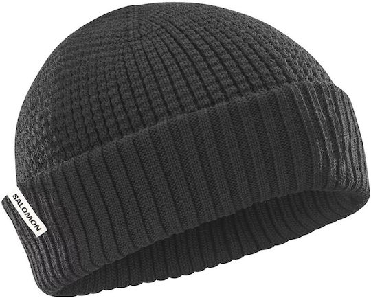 Beanie Men's Knitted Beanie in Black Colour