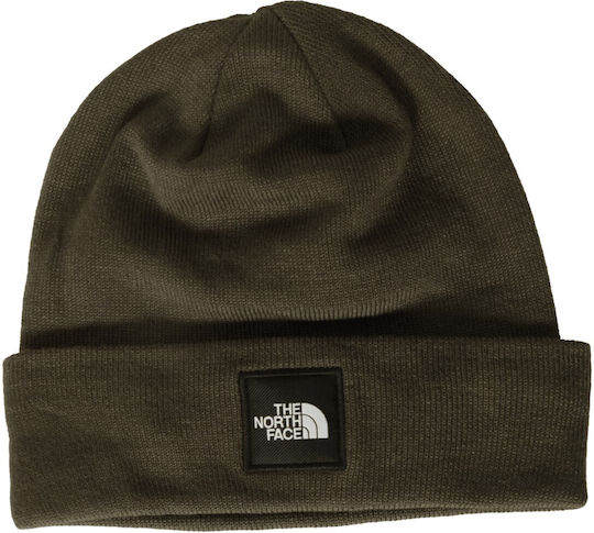 Worker Recycled Beanie Căciulă Pentru Bărbați Tricotată în Culoare Kaki