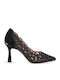 Suede Pumps Schwarz