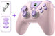 BSP G3 με Βάση Ασύρματο & Ενσύρματο Gamepad για Android / PC / PS4 / Switch / iOS Ροζ