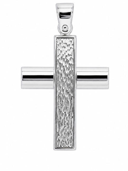 Ios Men's Silver Cross Without Chain