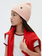 Kinder Beanie Gestrickt Orange