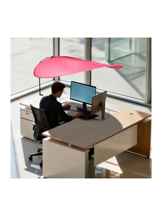 Office Sun Protection Privacy Protection Curtain Indoor Sun Protection Prevents Direct Air Conditioner Blows Long Style Red