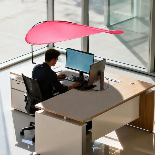 Office Sun Protection Privacy Protection Curtain Indoor Sun Protection Prevents Direct Air Conditioner Blows Long Style Red