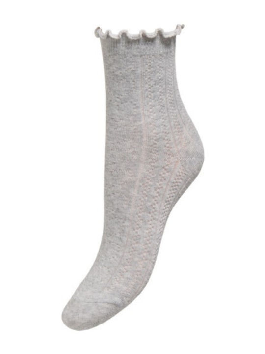 Only Women's Socks Light Grey Melange