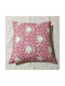 Oxygen Dekorativer Kissenbezug Eco Text Fabric Lampshades Rote Muscheln 45x45cm