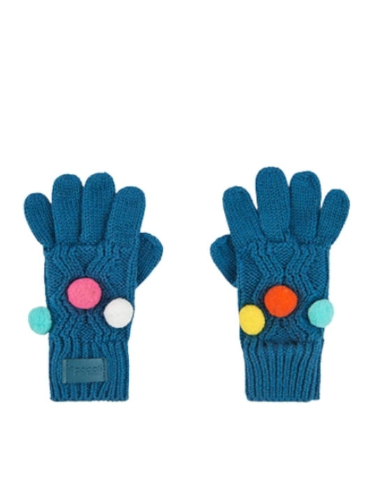 Kids Knitted Multicolour Gloves