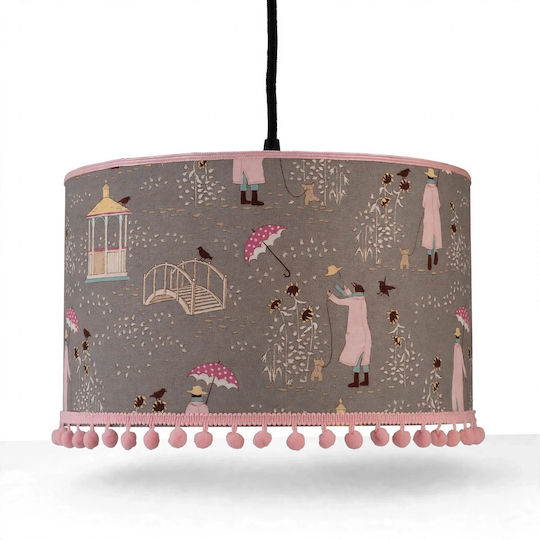 Single-Light Kids Ceiling Hanging Light with E27 Socket 35x20cm