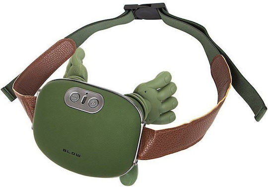 Blow Massage Device for Neck & Back with Heating Function Beige