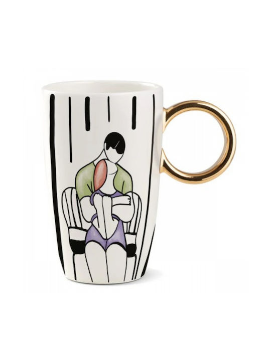 Egan Italy Keramiktasse Braun 420ml