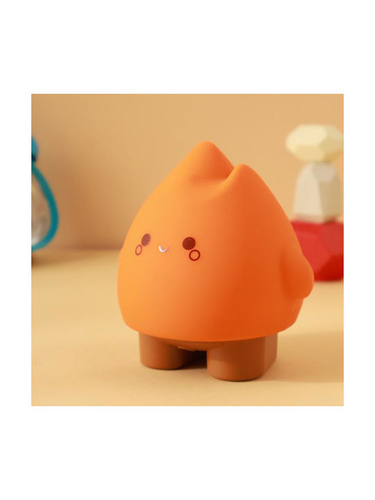 Kids Decorative Lamp Small Orange 10.3x10x8.5cm
