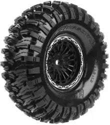 Louise Rc Cr Sixgear 1.9 Set Roți Crawler Super Moi Negre 1/10