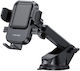 Usams Zj091 One Touch Car Center Console Phone Mount Black