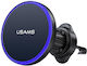 Usams Cd277 15w Magnetic Wireless Charging Car Air Vent Phone Mount Black