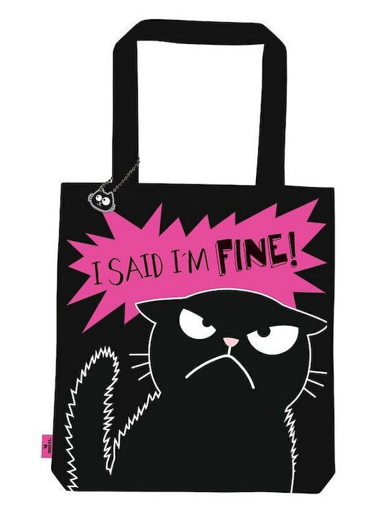 Fabric Shopping Bag Shopping Bag Moses Ed Cat Shopping Bag I Said I’m Fine