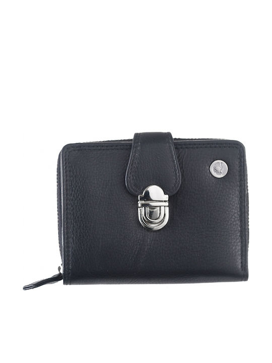 Greenburry Small Leather Women's Wallet Black