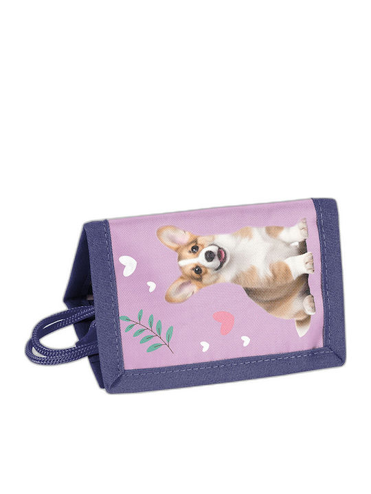 Paso Portofel Pentru Copii Pentru Monede Cu Velcro Violet