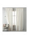 Saray Home Curtain With Pencil Pleat Ivory 280x300cm