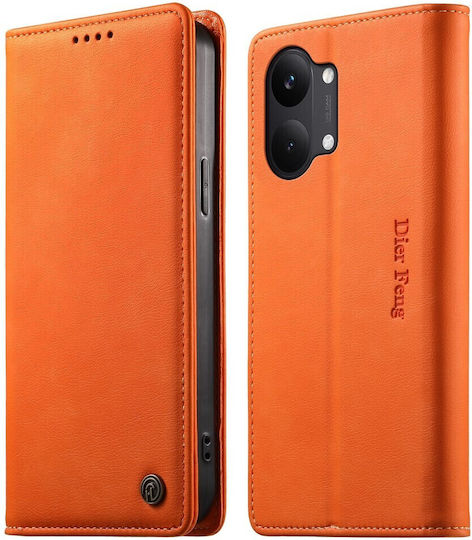 Df-019 Husa Book Portocalie Xiaomi Poco X8 Pro Max 5g