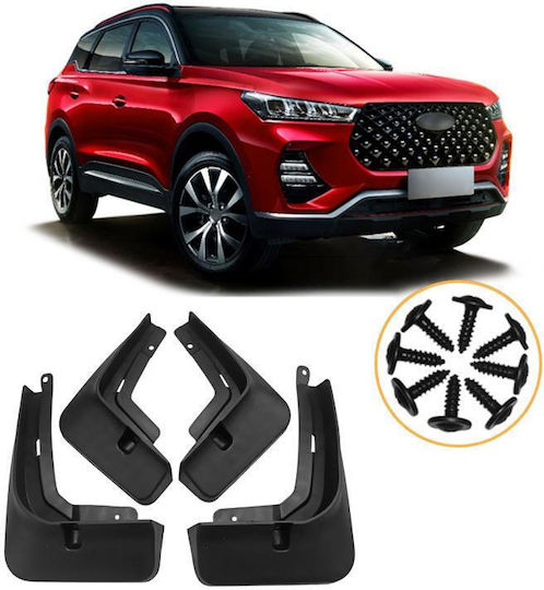 Chery Tiggo 7 Pro 2020-2023 4 Τεμάχια Σετ Προστατευτικά Φτερών Πιτσιλίσματα Τροχών Αυτοκινήτου