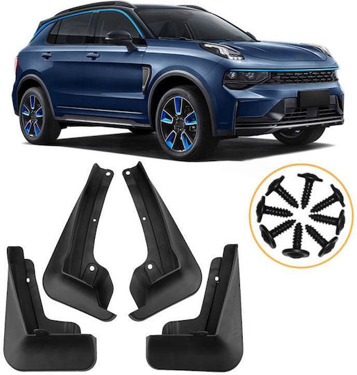 Geely Lynk & Co 01 2021-2023 4 Τεμάχια Σετ Προστατευτικά Φτερών Πιτσιλίσματα Τροχών Αυτοκινήτου